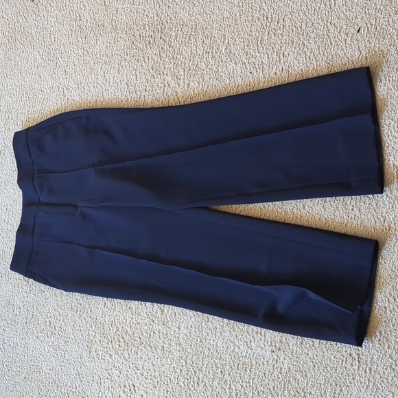 Talbots Navy Trousers Size 6 - Picture 3 of 7